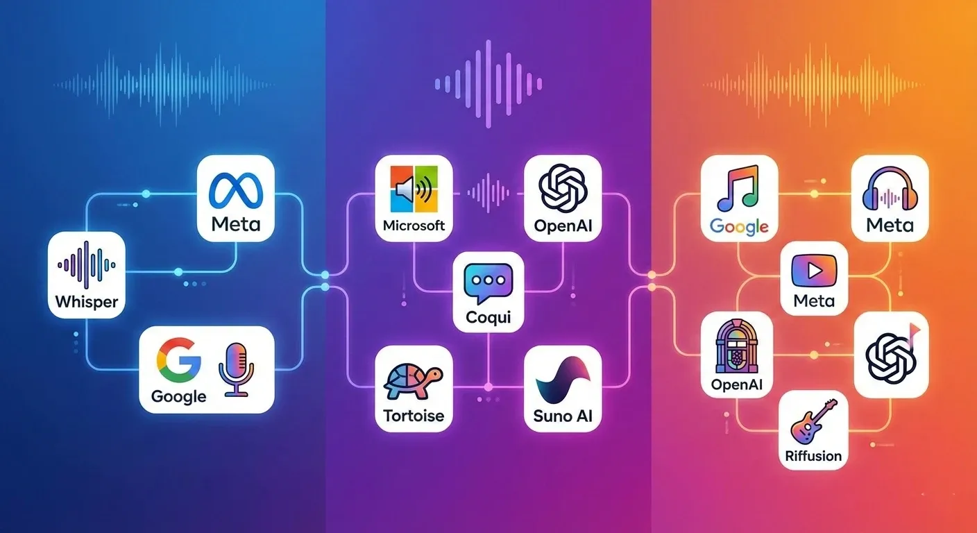 Speech & Audio AI هوش مصنوعی تولید صدا و موسیقی (Speech & Audio AI)