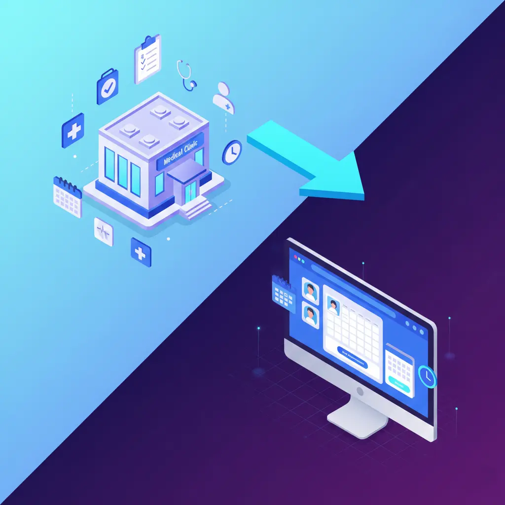 طراحی سایت پزشکی و نوبت‌دهی