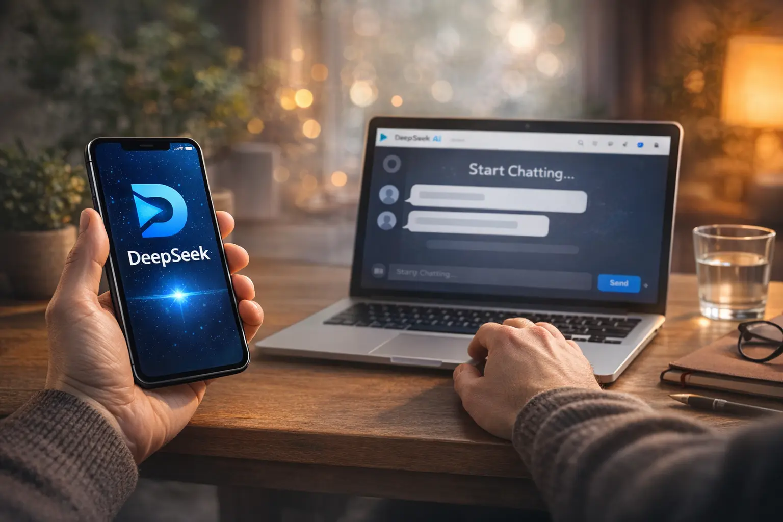 آموزش نصب هوش مصنوعی دیپ‌سیک (DeepSeek) روی موبایل و کامپیوتر