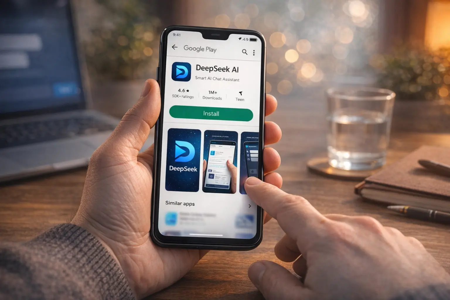 نصب DeepSeek روی موبایل اندروید (Android)