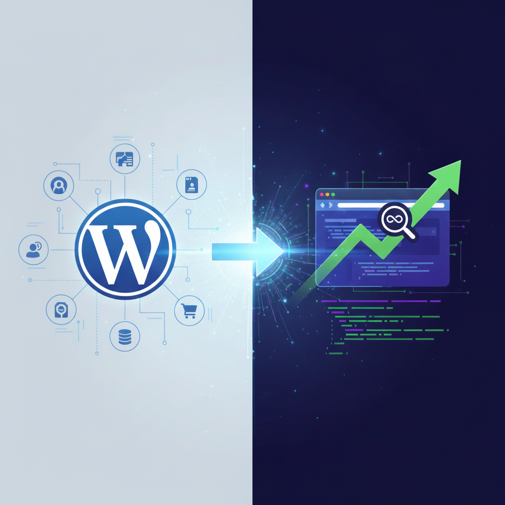 تبدیل سایت وردپرسی به CMS اختصاصی با حفظ سئو