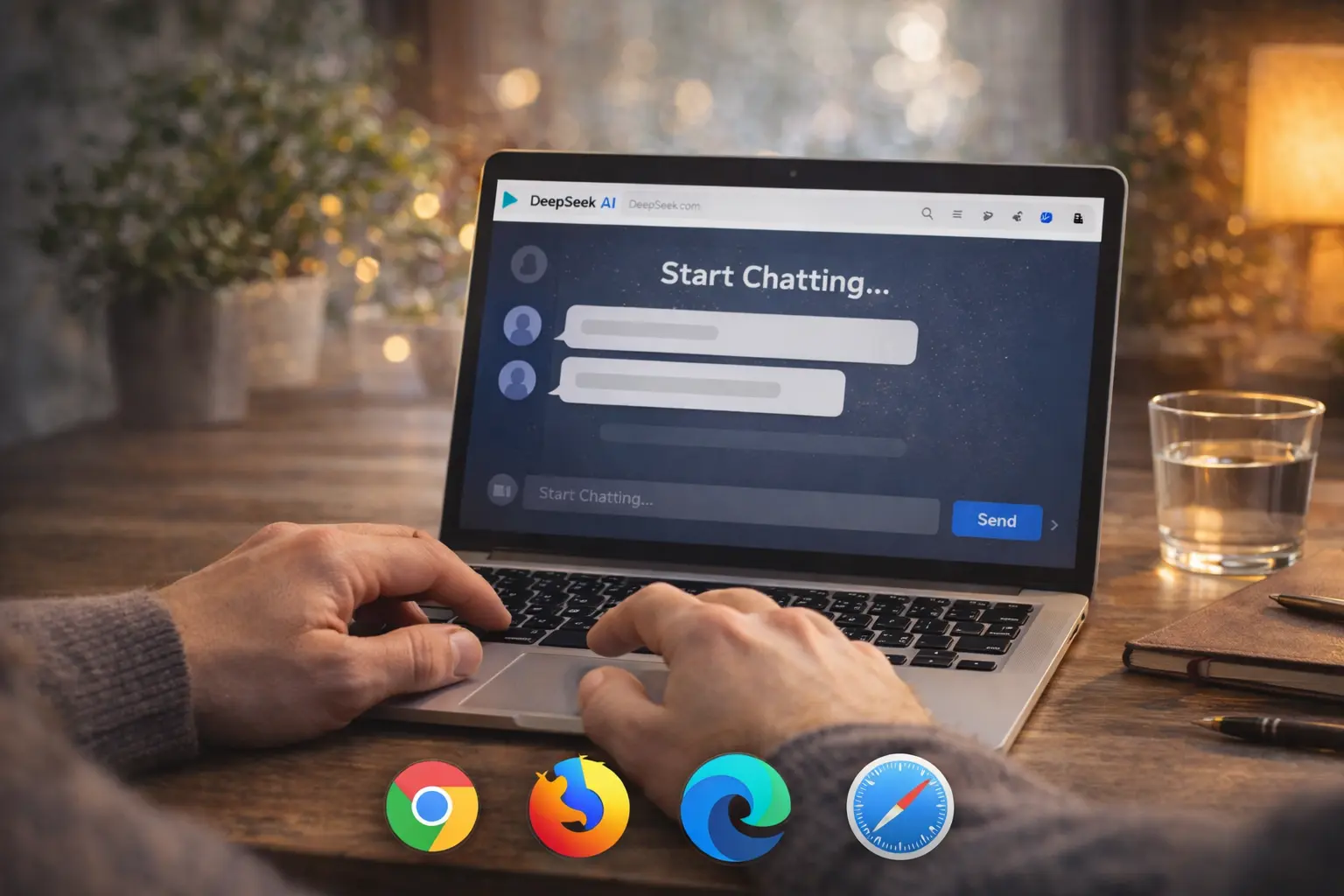استفاده از DeepSeek تحت وب روی تمامی سیستم عامل ها